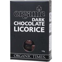 Organic Times Dark Chocolate Licorice