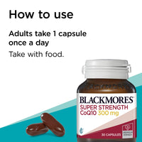 Blackmores Super Strength CoQ10 300mg Heart Health Vitamin