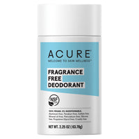 Acure Deodorant Stick Fragrance Free