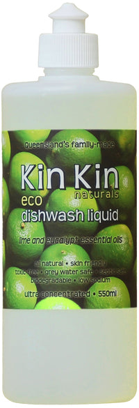 Kin Kin Naturals Eco Dishwash Liquid Lime and Eucalyptus