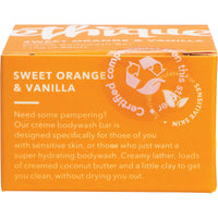 Ethique Solid Creme Bodywash Bar Sweet Orange & Vanilla