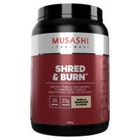 Musashi Shred & Burn Vanilla Milkshake