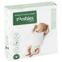 Tooshies By Tom Nappies With Organic Bamboo Size 1 Newborn - 3-5Kg
