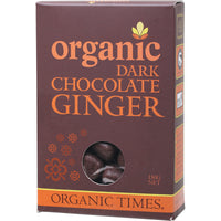 Organic Times Dark Chocolate Ginger