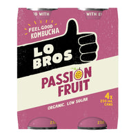 Lo Bros Kombucha Passionfruit Box