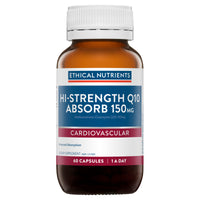 Ethical Nutrients Hi-Strength Q10 Absorb 150 Mg