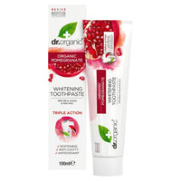 Dr Organic Toothpaste (Whitening) Organic Pomegranate