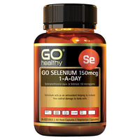 Go Healthy Selenium 150Mcg 1-A-Day Vegetarian Capsules