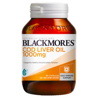 Blackmores Cod Liver Oil 1000mg Immune Support Vitamin