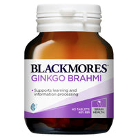 Blackmores Ginkgo+Brahmi Memory Support