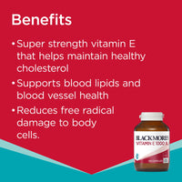 Blackmores Vitamin E 1000IU Cholesterol Health