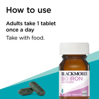 Blackmores Bio Iron Advanced Energy Support Vitamin