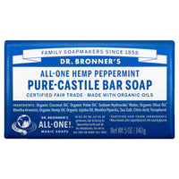 Dr Bronner's Peppermint Soap Bar