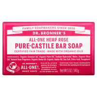 Dr Bronner's Rose Soap Bar
