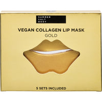 Summer Salt Body Vegan Collagen Lip Mask Sets Gold