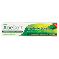 Aloe Dent Toothpaste Fluoride Free Triple Action