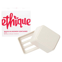 Ethique Bamboo & Cornstarch Shower Container White