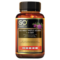 Go Healthy Milk Thistle 50000 1-A-Day Vegetarian Capsules