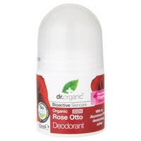 Dr Organic Roll-On Deodorant Organic Rose Otto