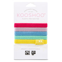 Kooshoo Plastic-Free Hair Ties Rainbow