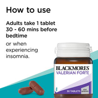 Blackmores Valerian Forte Sleep Support Vitamin