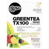 BSc Body Science Green Tea TX100 Mixed