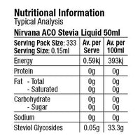 Nirvana Organics Stevia Liquid