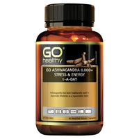 Go Healthy Ashwagandha 8000+ Stress & Energy 1-A-Day