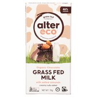 Alter Eco Organic Grass Fed Chocolate Milk With Salted Almonds