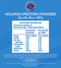 Aussie Bodies Nourish Protein Powder Vanilla Bean