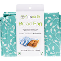 4Myearth Bread Bag Leaf 30X40Cm