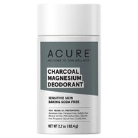 Acure Deodorant Stick Baking Soda Free Charcoal Magnesium
