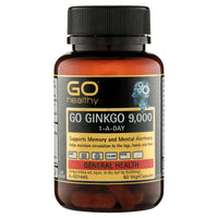 Go Healthy Ginkgo 9000 1-A-Day Vegetarian Capsules
