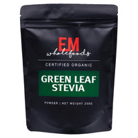 EM Wholefoods Green Leaf Stevia Powder Certified Organic