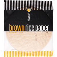 Spiral Organic Brown Rice Paper
