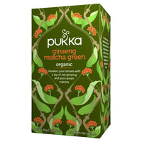Pukka Herbs Ginseng Matcha Green Tea Bags