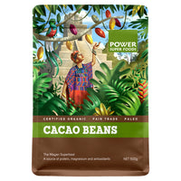 Power Super Foods Cacao Beans - Origin Cert Organic