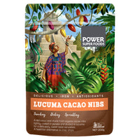 Power Super Foods Lucuma Cacao Nibs Cert Organic