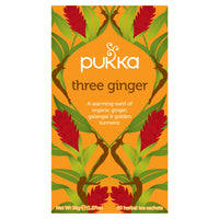 Pukka Herbs Three Ginger Tea Bags