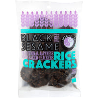 Spiral Black Sesame Brown Rice Crackers