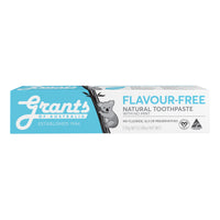 Grants Flavour-Free Toothpaste With No Mint