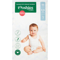 Tooshies By Tom Nappies With Organic Bamboo Size 3 Crawler - 6-11Kg