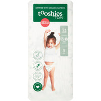 Tooshies By Tom Nappies With Organic Bamboo Size 5 Walker - 13-18Kg