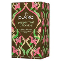 Pukka Herbs Peppermint & Licorice Tea Bags