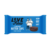 Loveraw Choc Butter Cups Peanut Brownie